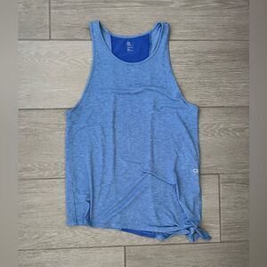 Gap Fit Breathe Side Tie Tank Top Size XS Blue